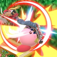 『スマブラSP』テリーを吸い込んだカービィの可愛さ、まさに「OK!」─髪型もキュートに再現、帽子を被って格好良さも2割増し!?