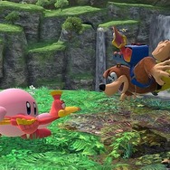 『スマブラSP』テリーを吸い込んだカービィの可愛さ、まさに「OK!」─髪型もキュートに再現、帽子を被って格好良さも2割増し!?