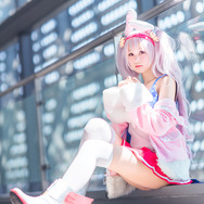 ラフィー （衣装「ウサウサ店員さん」）『アズールレーン』／画像提供：湿湿