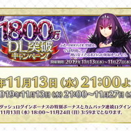 『FGO』記念ピックアップ召喚には「スカサハ=スカディ」が登場！1800万DL突破キャンペーン詳細公開