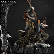 『ゴッド・オブ・ウォー』クレイトス&アトレウスの1/4ハイエンドフィギュアが予約受け付け開始―イーヴァルディの薄霧の装備一式も付属