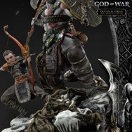 『ゴッド・オブ・ウォー』クレイトス&アトレウスの1/4ハイエンドフィギュアが予約受け付け開始―イーヴァルディの薄霧の装備一式も付属