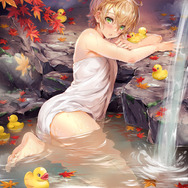 『オルサガ』限定15URユニット「紅く染まる肌 マリユス」が登場！“秋夜の温泉ガチャ”＆“Twitterキャンペーン”開催中