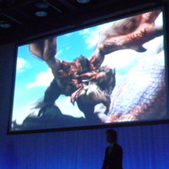 カプコン『モンスターハンター3(トライ)』完成披露発表会を開催 ― 岩田社長も駆けつける