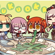 『FGO』リヨ氏による「カルデアパークキャラバン（福岡会場）」のご当地イラスト公開！会場限定販売の公式グッズも紹介