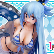 「映画『この素晴らしい世界に祝福を！紅伝説』『アクア』水着ver. 1/7スケール 塗装済み完成品フィギュア」14,800円（税別）（C）2019 暁なつめ・三嶋くろね／KADOKAWA／映画このすば製作委員会