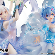 「『Re:ゼロから始める異世界生活】エミリア -Crystal Dress Ver-/レム -Crystal Dress Ver-」（C） 長月達平・株式会社KADOKAWA刊／Re:ゼロから始める異世界生活製作委員会