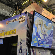 ビジュアルアーツブースの様子