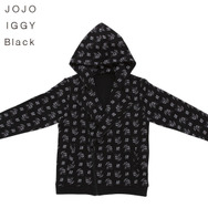「PB限定【ジョジョの奇妙な冒険 スターダストクルセイダース】JOJO IGGY RIDERS HOODIE（ジョジョ イギー メンズパーカー）」10,175 円（税込）（C）A＆L/S・JOJO SC