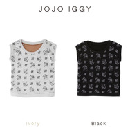 「PB限定【ジョジョの奇妙な冒険 スターダストクルセイダース】JOJO IGGY TOPS for KIDS（ジョジョ イギー キッズTシャツ）」3,080 円（税込）（C）A＆L/S・JOJO SC
