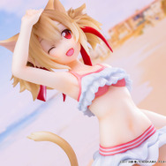 「ソードアート・オンライン『シリカ』水着ver. 1/8スケール塗装済み完成品フィギュア」12,800円（税別）（C）2017 川原 礫／ＫＡＤＯＫＡＷＡ　アスキー・メディアワークス／SAO-A Project