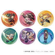 モンスターストライク×TVアニメ『鬼滅の刃』えらべる缶バッジ 全 6 種 600 円(税抜)(C)吾峠呼世晴/集英社・アニプレックス・ufotable