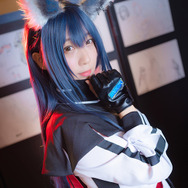 【コスプレ】『アークナイツ』テキサス伊織もえが秋葉原でハッピーバレンタインをお届け！【写真23枚】