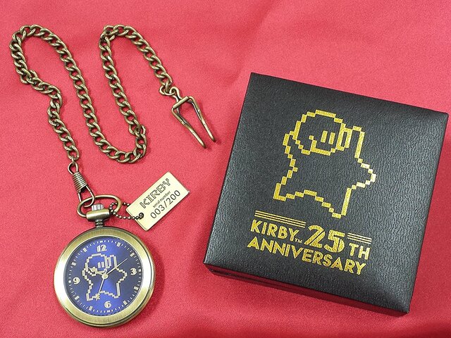 『星のカービィ』25周年記念のレトロな懐中時計が登場、完全受注 ...