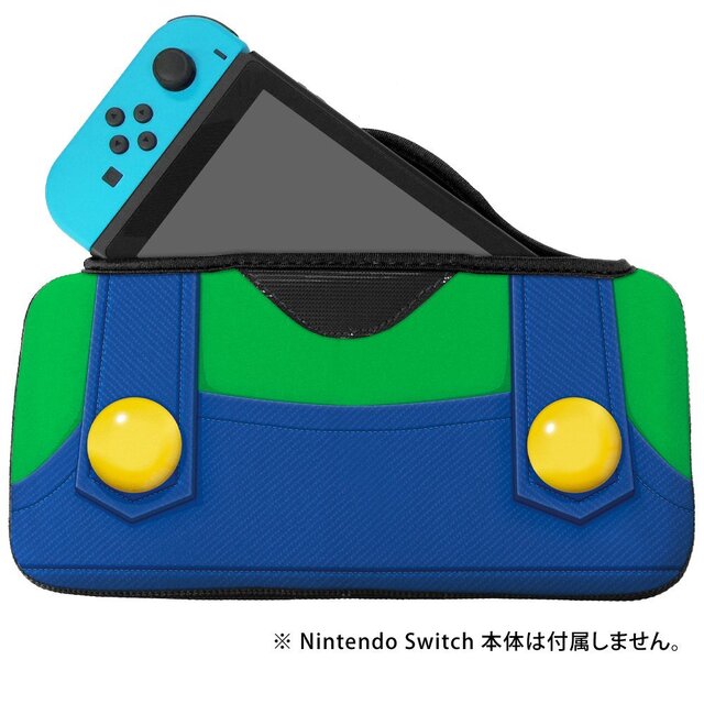 マリオ ルイージ デザインのスイッチ収納ポーチが予約開始 やわらか素材でしっかり保護 インサイド