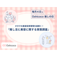【毎月４日はOshicoco推しの日】オタクの約8割が意識！株式会社Oshicocoが『推し活と美容に関する実態調査』を発表