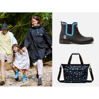 【阪急うめだ本店】ドラえもんと「AIGLE」が初のコラボレーション！親子で梅雨を楽しむウェアやレイングッズが『GREEN AGE』に登場