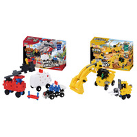 ごっこ遊びが広がるGakkenニューブロック新商品「レスキューセット・ビルド重機セット」4/16(木)発売！